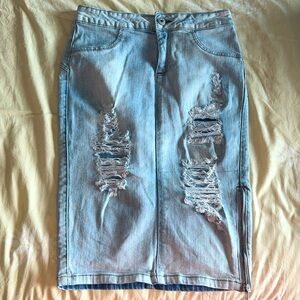 XS Guess Jean skirt